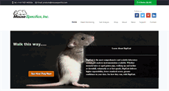Desktop Screenshot of mousespecifics.com