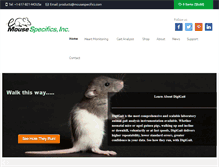 Tablet Screenshot of mousespecifics.com